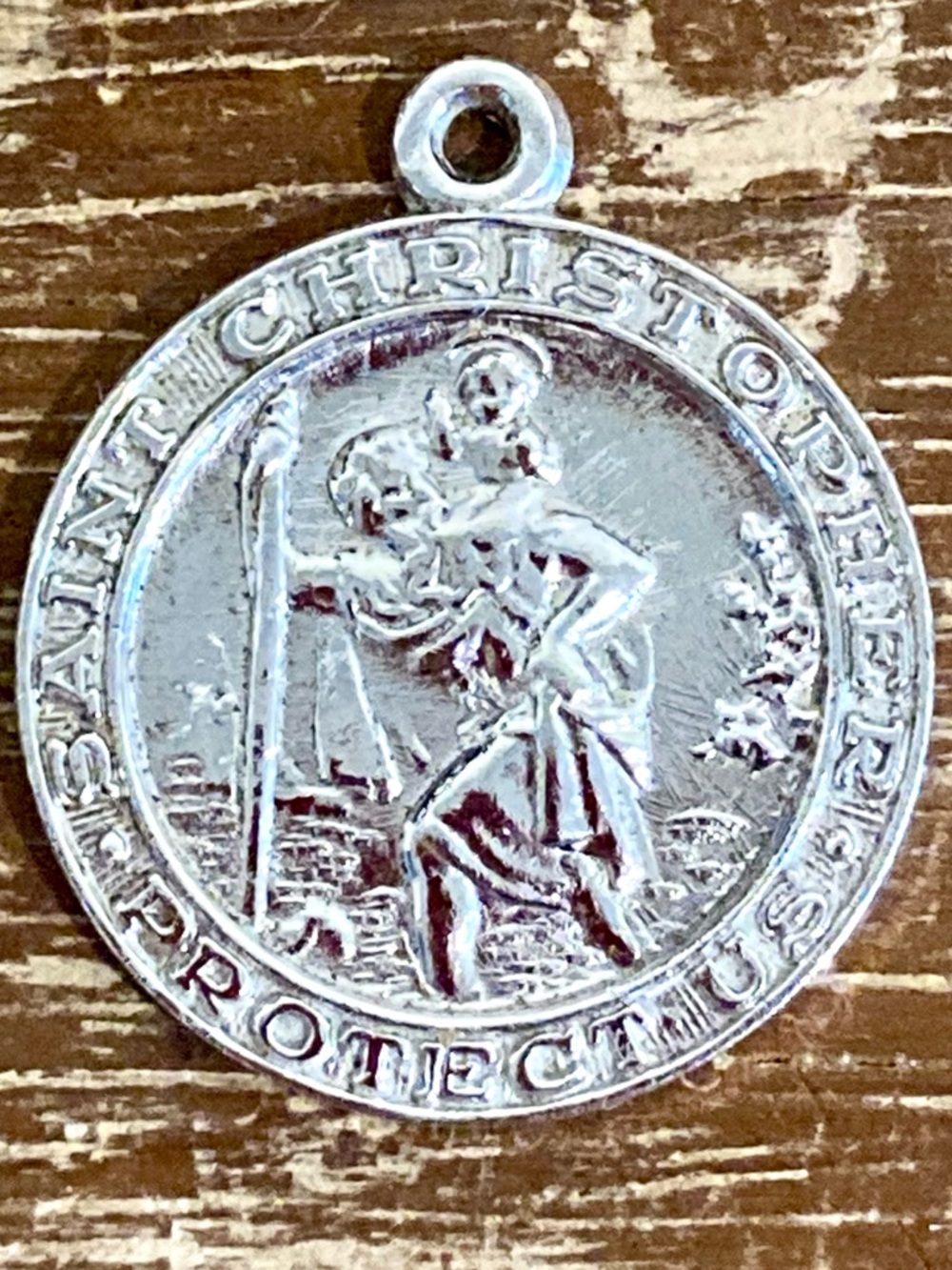 Saint Christopher Sterling Silver Pendant